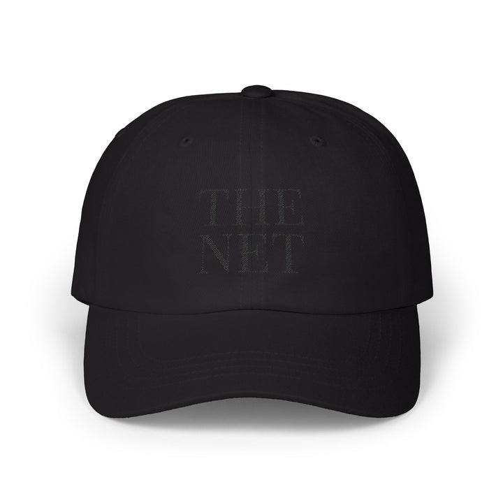 THE NET Dad Cap | Black Embroidery | On Three & Co.