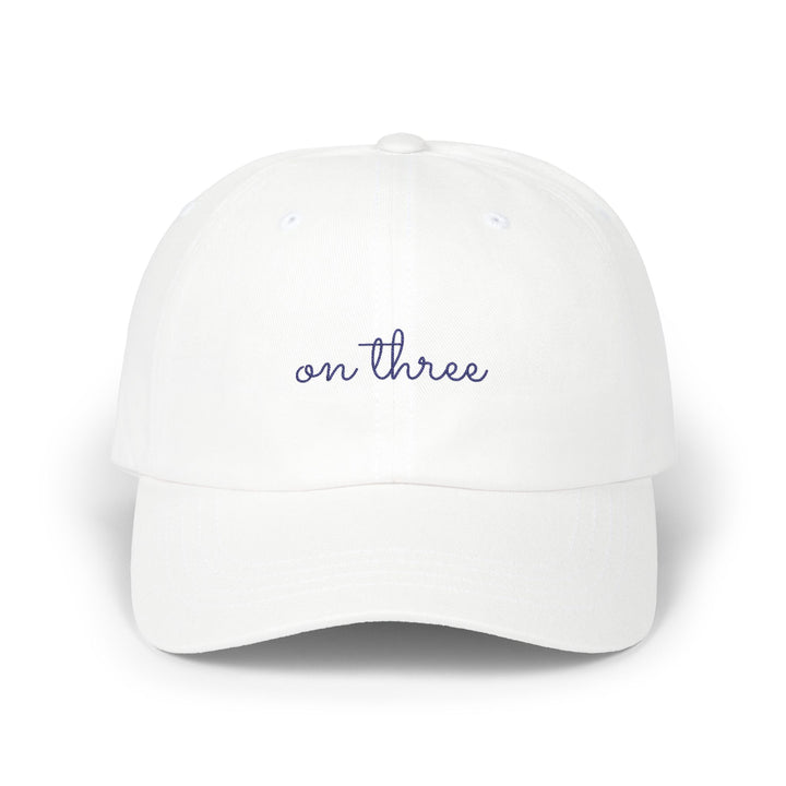 ON THREE Dad Cap | Navy Embroidery | On Three & Co.