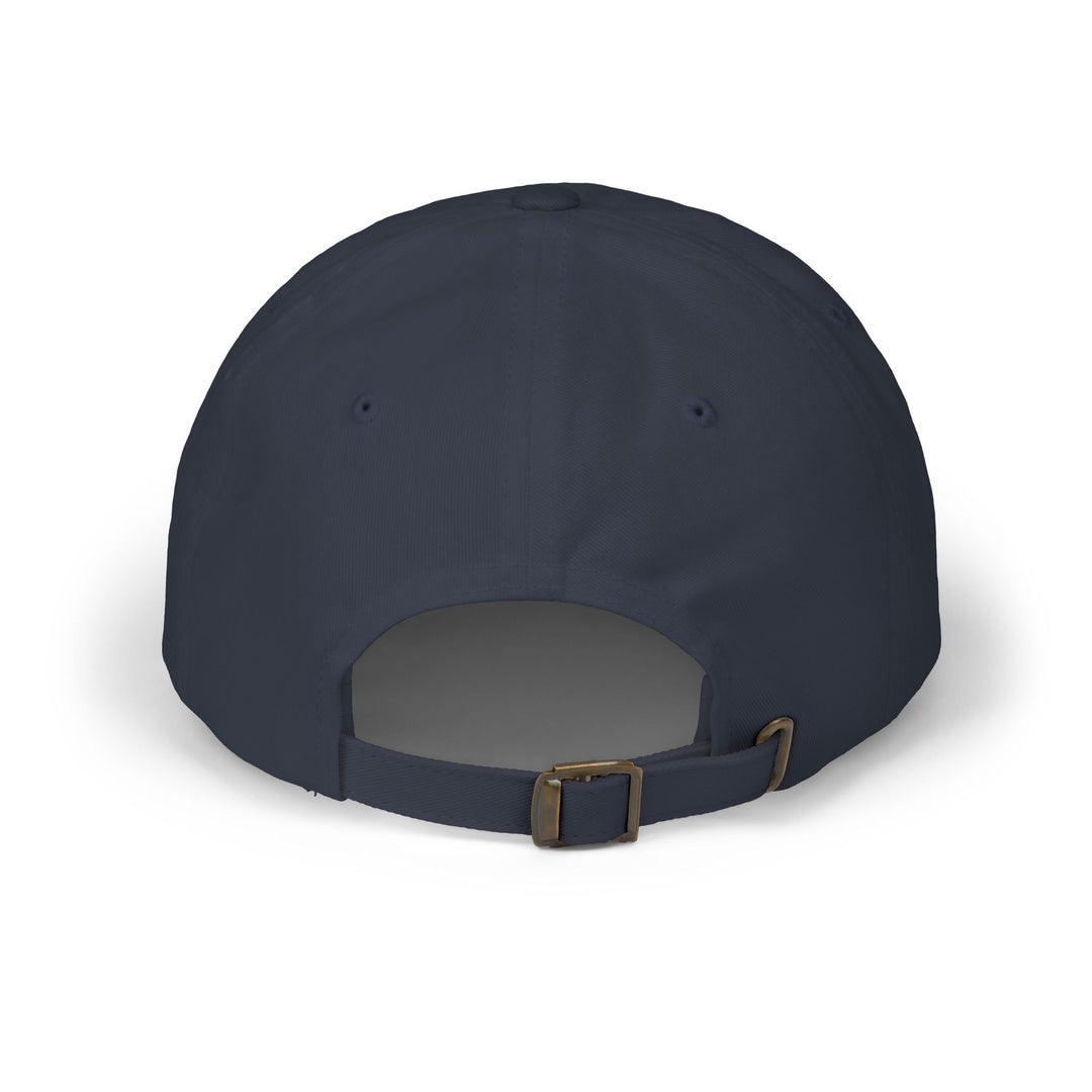 SET POINT Dad Cap – Navy with Yellow Embroidery (Limited Edition) | On Three & Co.