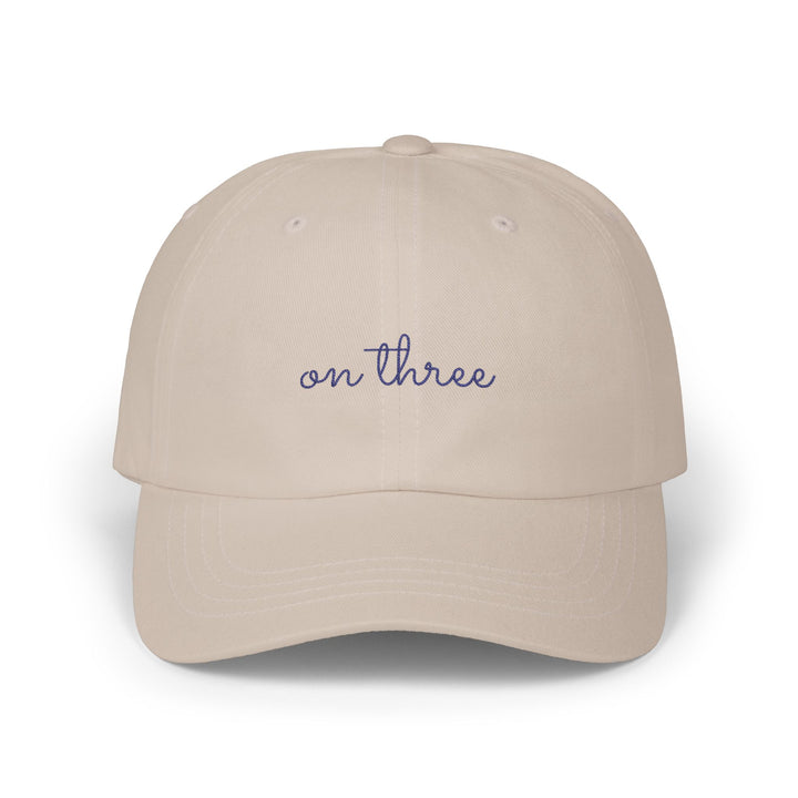 ON THREE Dad Cap | Navy Embroidery | On Three & Co.