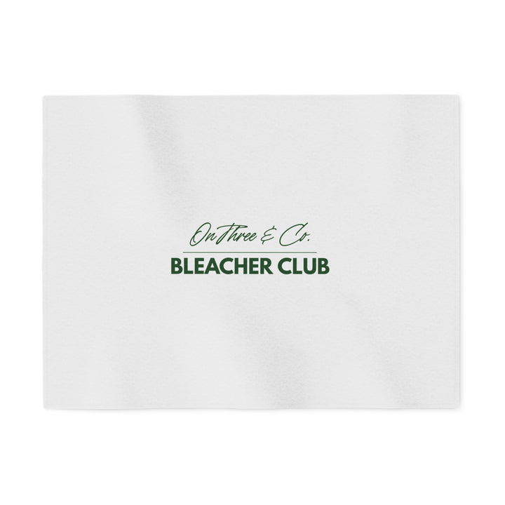 BLEACHER CLUB Oversized Sweatshirt Blanket 80×60 | Spruce Font | On Three & Co.