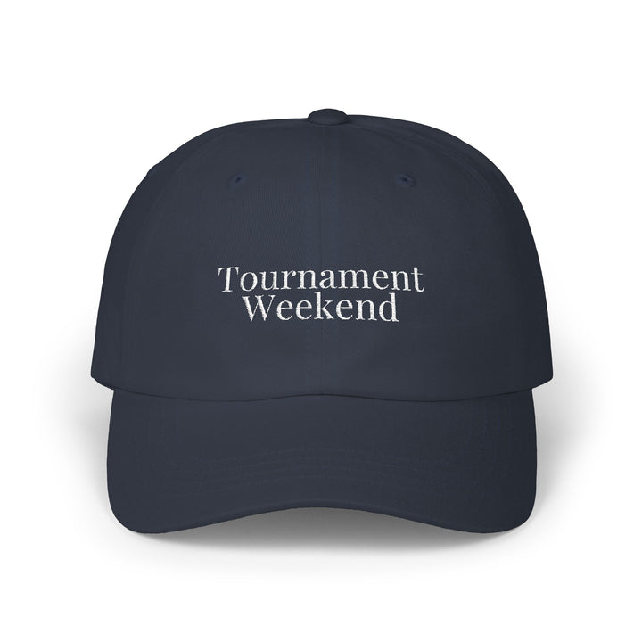 TOURNAMENT WEEKEND Dad Cap | White Embroidery | On Three & Co.