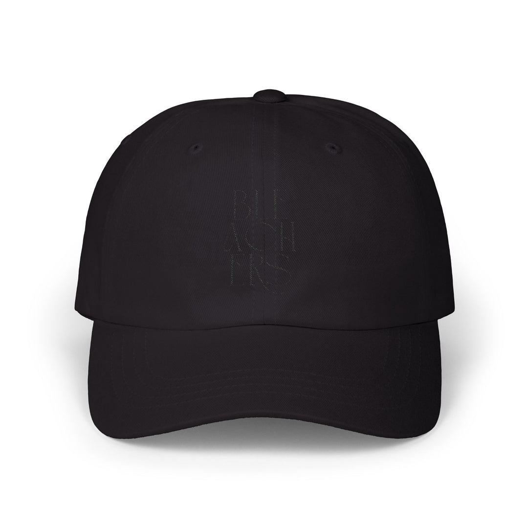 BLEACHERS Dad Cap | Black Embroidery | On Three & Co.