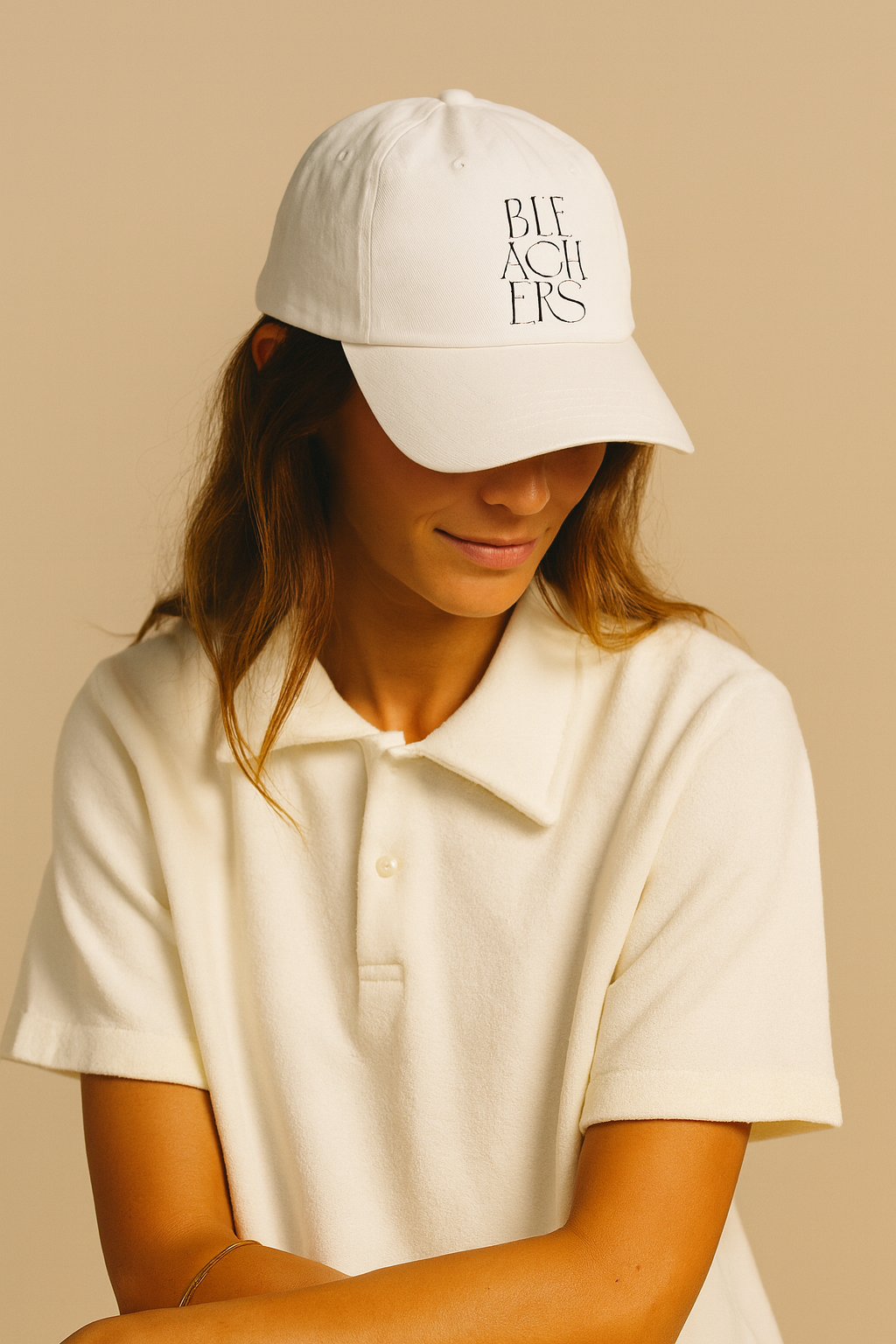 BLEACHERS Dad Cap | Black Embroidery | On Three & Co.